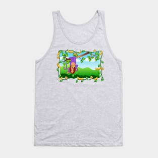 PURPLE MONKEY Tank Top